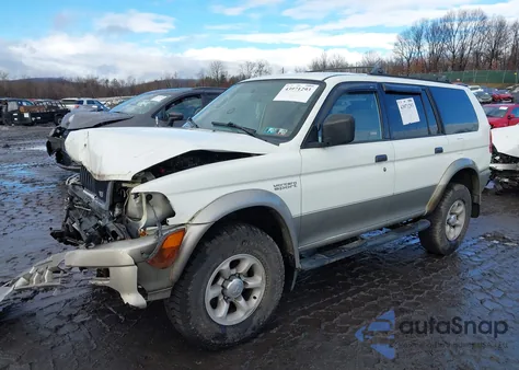 1997 Mitsubishi Montero Sport Ls из США, поврежденный, VIN JA4MT31P3VP018507